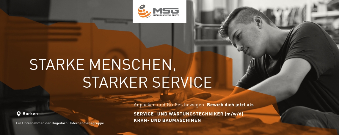 Service- und Wartungstechniker (m/w/d) Kran- und Baumaschinen, 1. Bild
