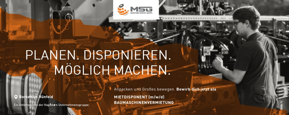 Mietdisponent (m/w/d) – Baumaschinenvermietung, 1. Bild