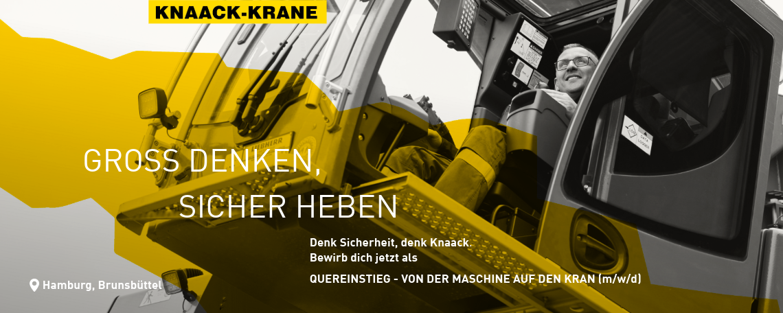 Quereinstieg - Von der Maschine auf den Kran (m/w/d), 1. Bild
